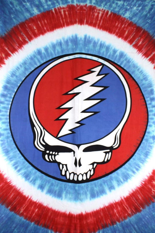 Grateful Dead Tapestry Patriotic Stealie Tie Dyed