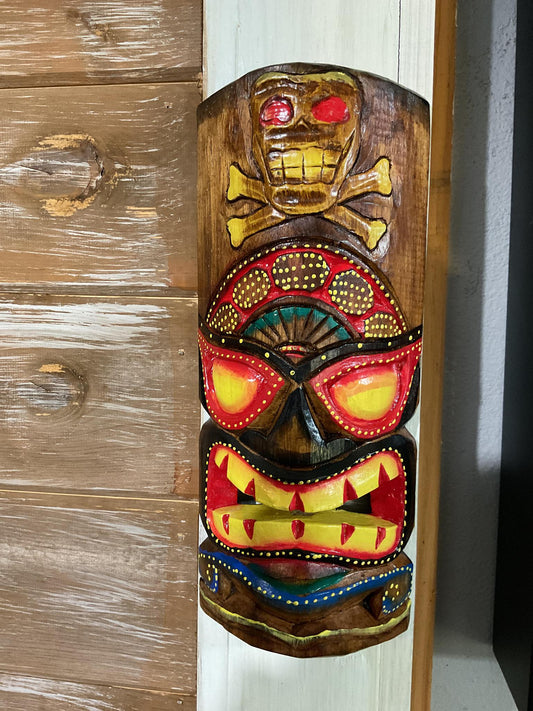 Wood Totem Pole Mask