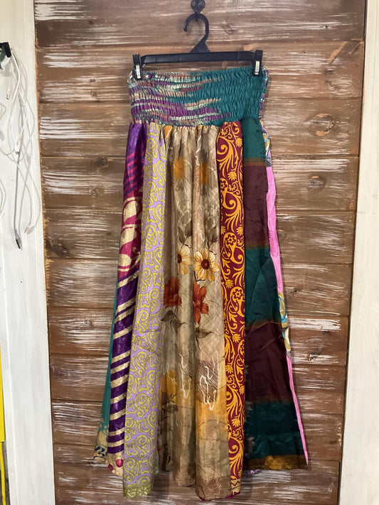 Silk Wide Legged Pants