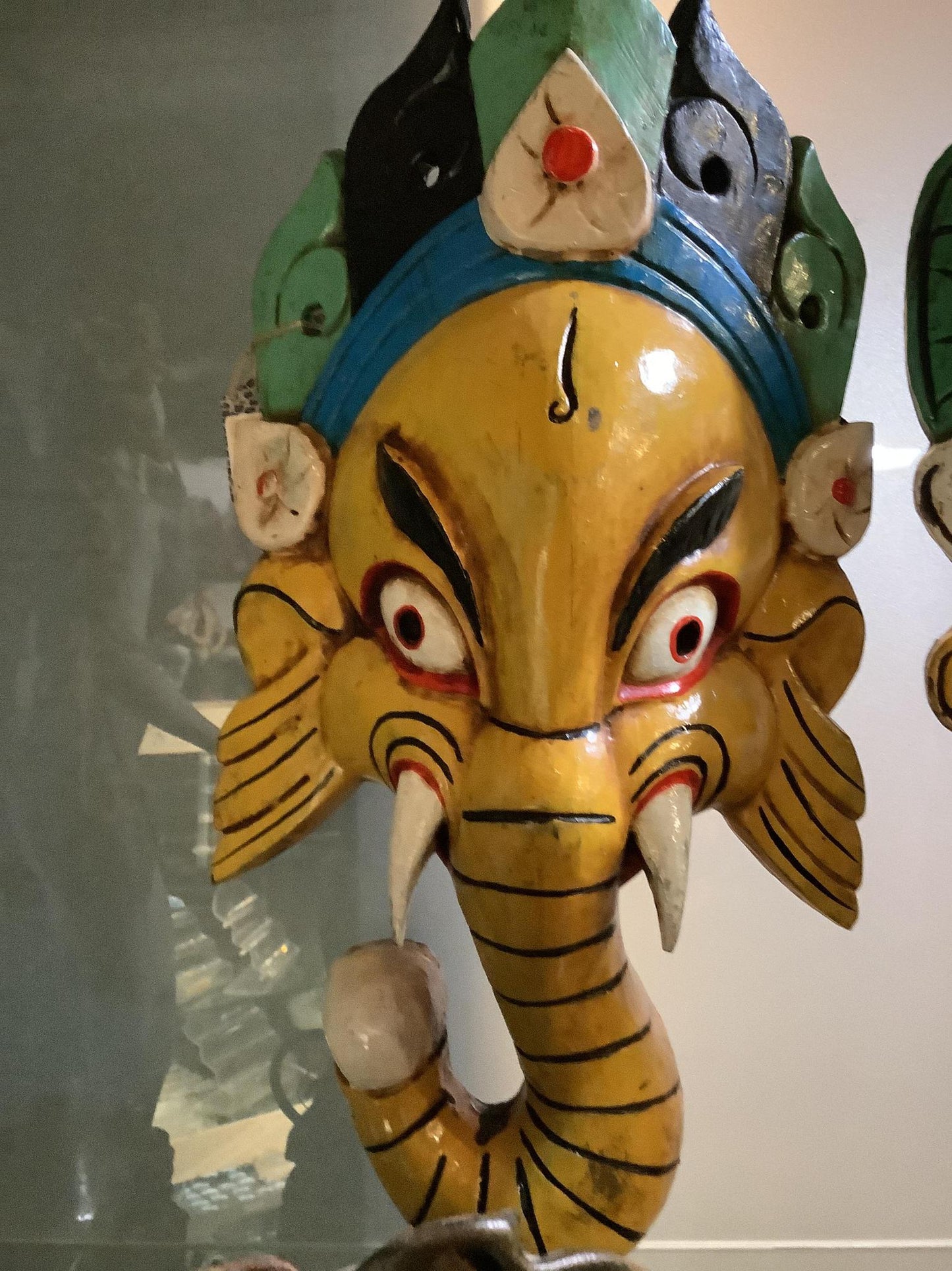 Carved Wooden Faces
