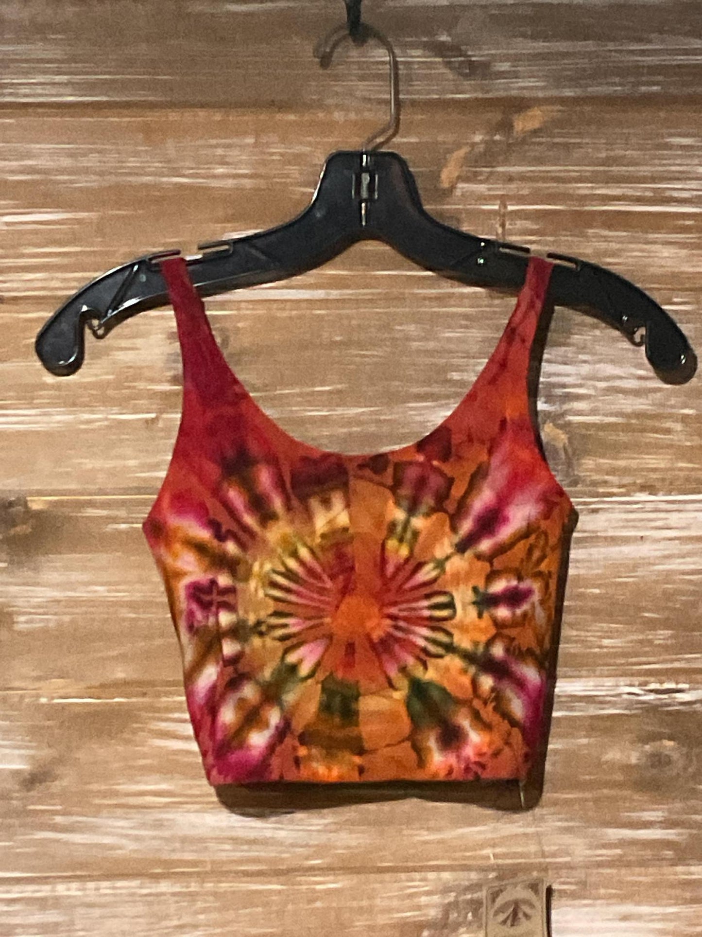 Cage Back Crop Tops