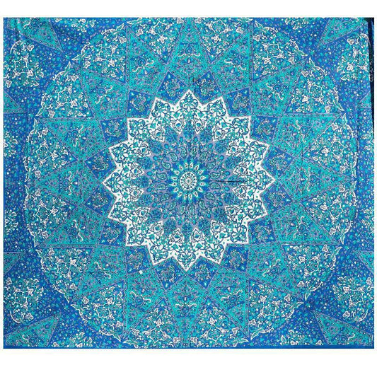 Star Turquoise Tapestry