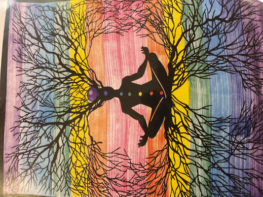 Chakra Tree Tapestry