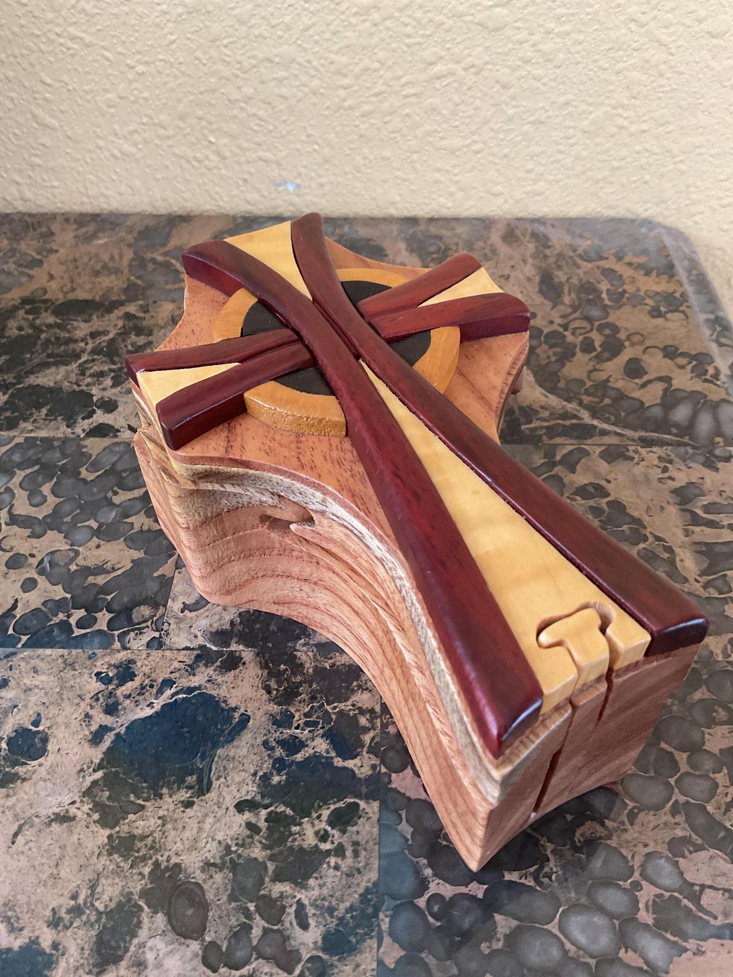 Intarsia Puzzle Boxes