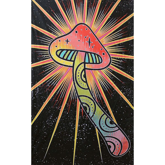 Space Mushroom Tapestry