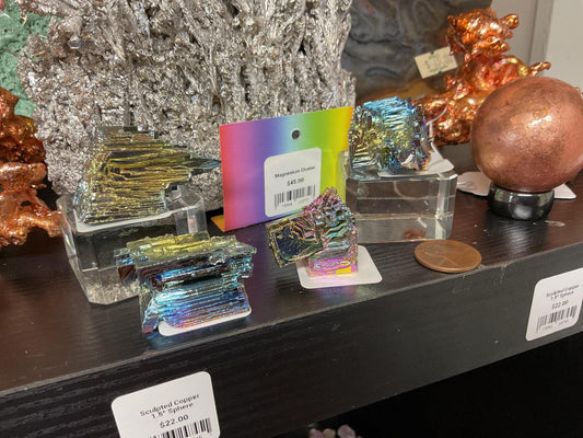 Small Bismuth Crystals