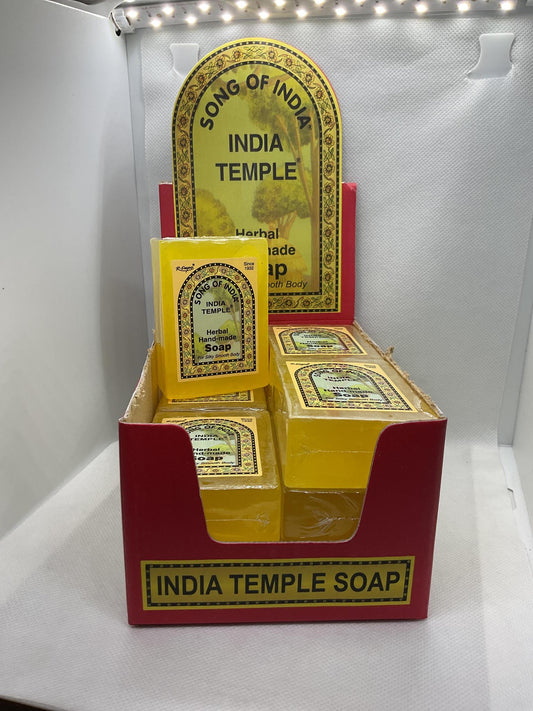 Song of India India Temple Herbal Hand Made Soap 100 Gram (3.53 Ounce) Bar (1)