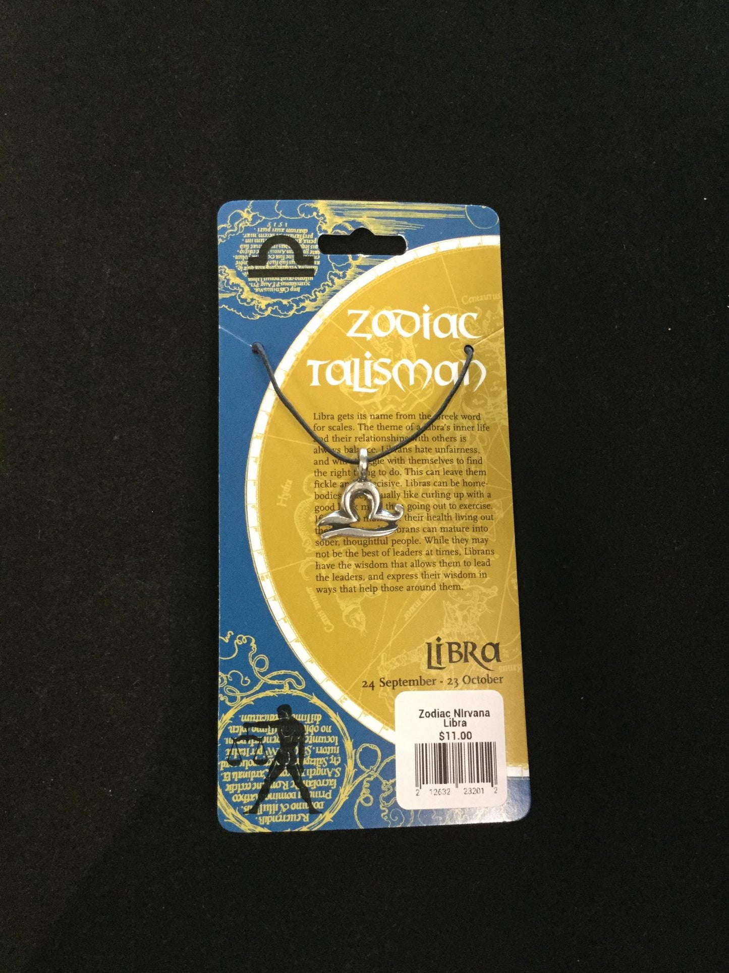 Cut-out Zodiac Pendant on Cord
