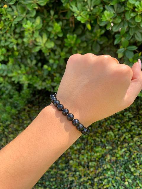 Obsidian Natural Stone Bracelet 8mm