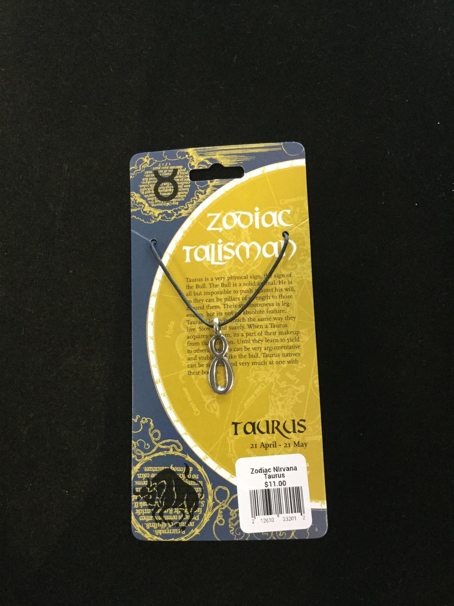 Cut-out Zodiac Pendant on Cord