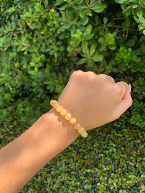 Citrine Natural Stone Bracelet 8mm